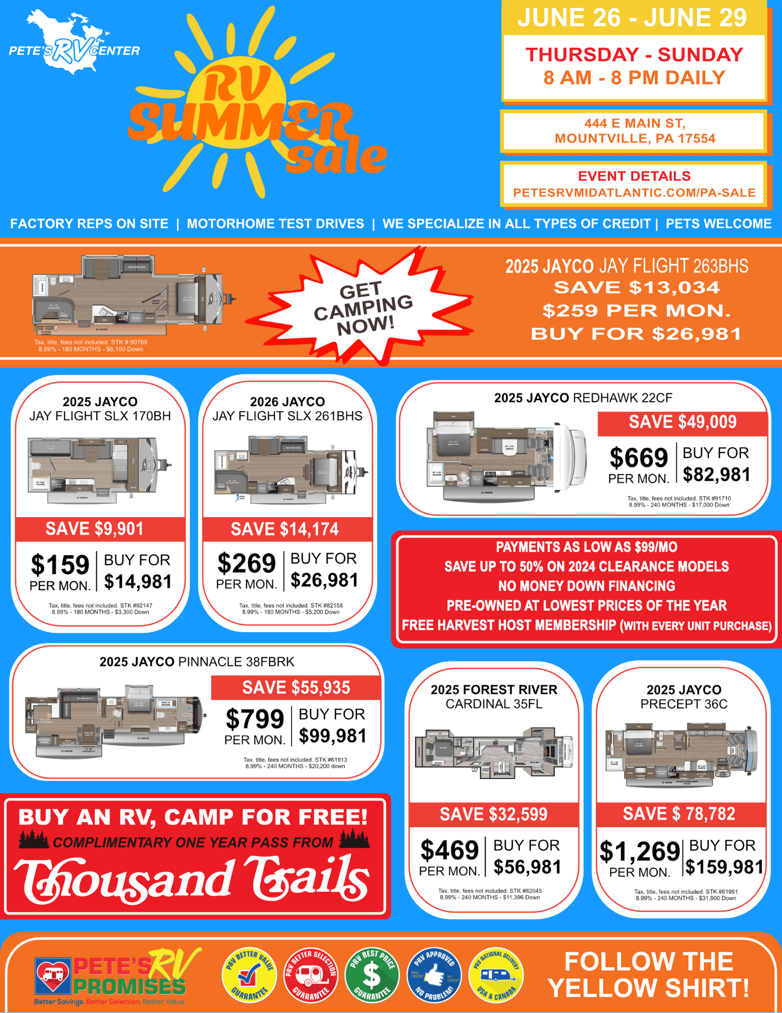 PA Summer Sale